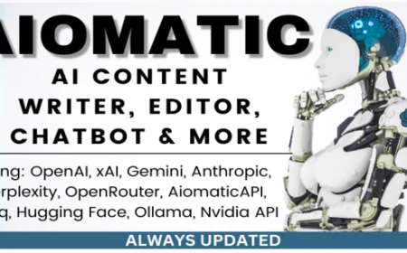 Aiomatic - AI Content Writer, Editor, ChatBot & AI Toolkit