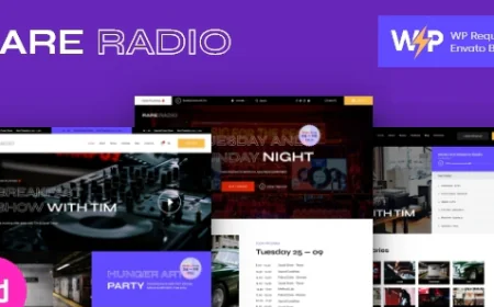 Rare Radio Music WordPress Theme