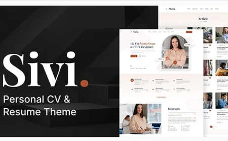 Sivi Personal CV/Resume Theme free download