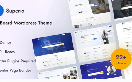 Superio – Job Board WordPress Theme free download