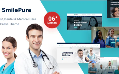 SmilePure - Dental & Medical Care WordPress Theme