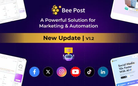 BeePost v1.2 Nulled- AI Social Media Management & Content Creation SaaS with Subscription System