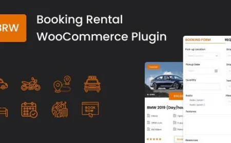 BRW v1.7.8 - Booking Rental Plugin WooCommerce