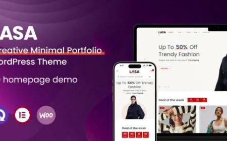 Lasa Creative Minimal WooCommerce WordPress Theme free download