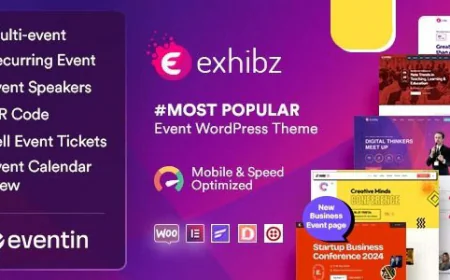 Exhibz v3.0.6 - Event Conference WordPress Theme