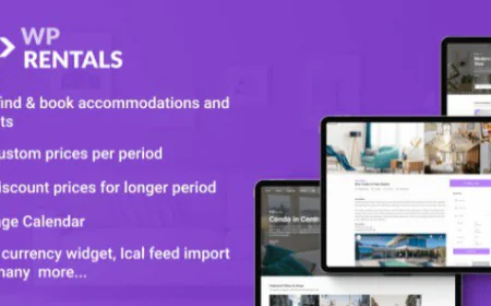 WP Rentals v3.14.1 Booking Accommodation WordPress Theme