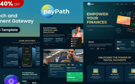 PayPath - Fintech and Online Payment Gateway HTML5 Template