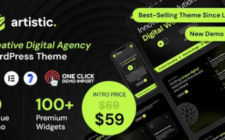 Artistic v1.0.10 - Digital Marketing Agency WordPress Theme free download