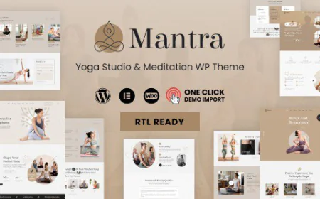 Mantra v1.0.5 - Yoga Fitness WordPress Theme free download