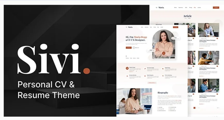 Sivi Personal CV/Resume Theme free download