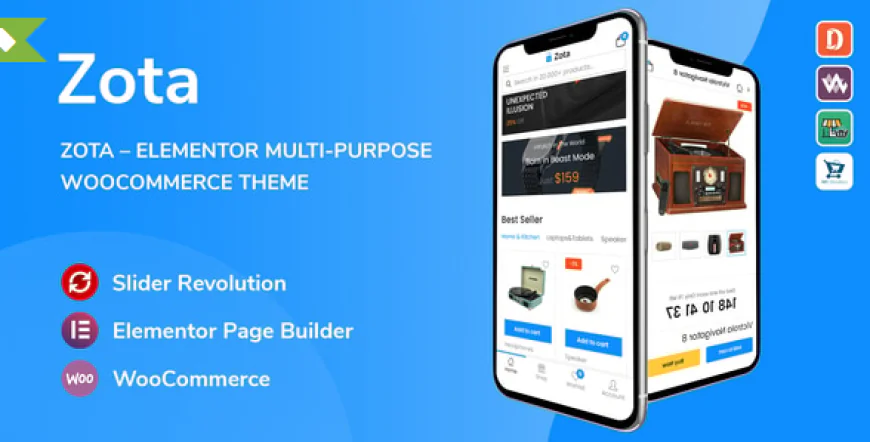 Zota - Elementor Multi-Purpose WooCommerce Theme free download