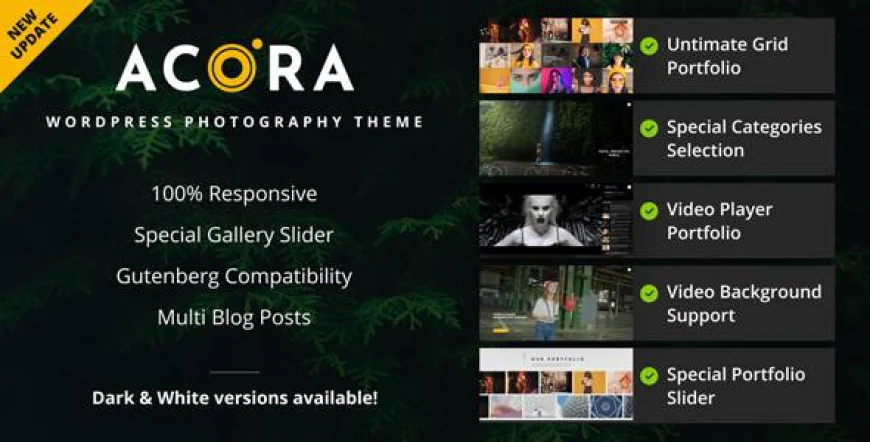 Acora - Photography WordPress Theme free download