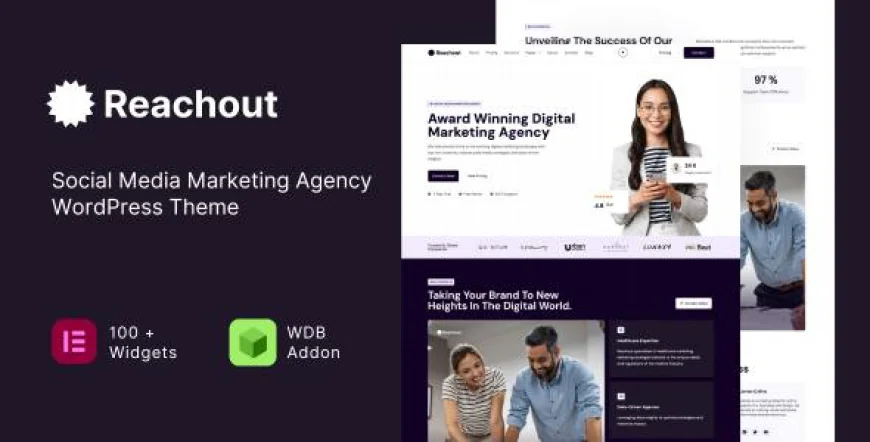 Reachout – Social Media Marketing Agency WordPress Theme free download