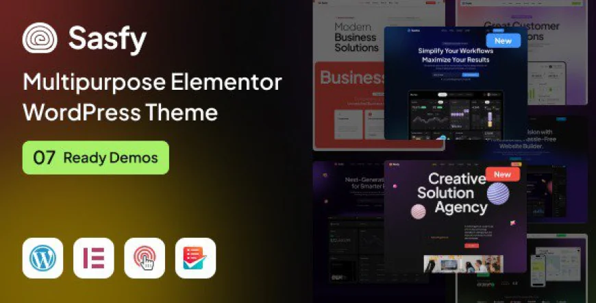 Sasfy - Multipurpose Elementor WordPress Theme v1.0.5 free download