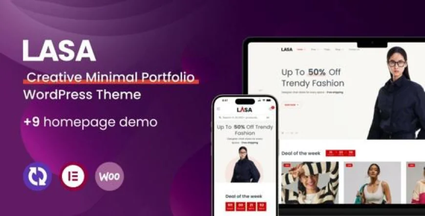 Lasa Creative Minimal WooCommerce WordPress Theme free download