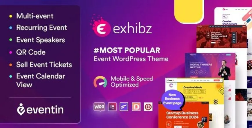 Exhibz v3.0.6 - Event Conference WordPress Theme