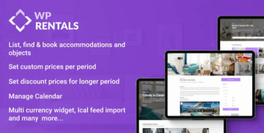 WP Rentals v3.14.1 Booking Accommodation WordPress Theme