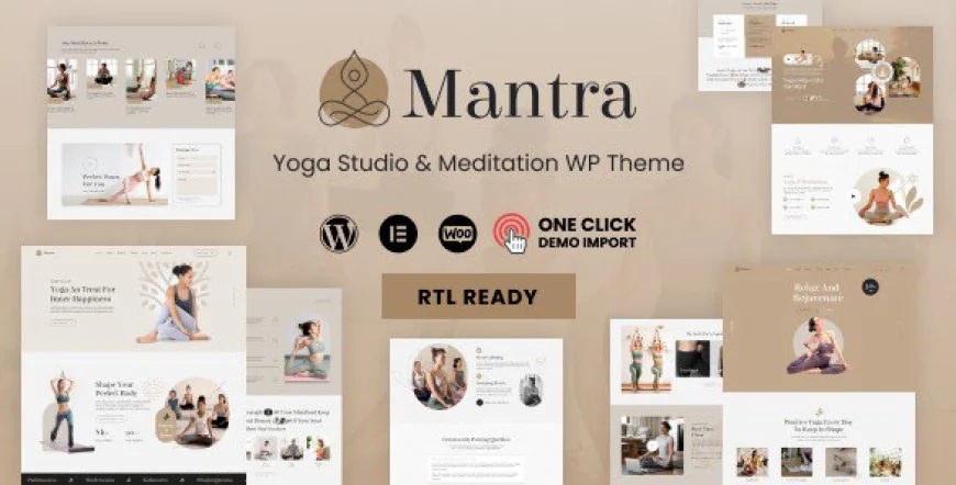 Mantra v1.0.5 - Yoga Fitness WordPress Theme free download